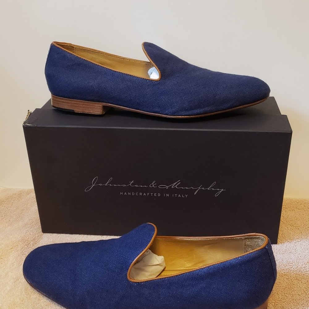Men's Johnston & Murphy Italian Linen Loafers